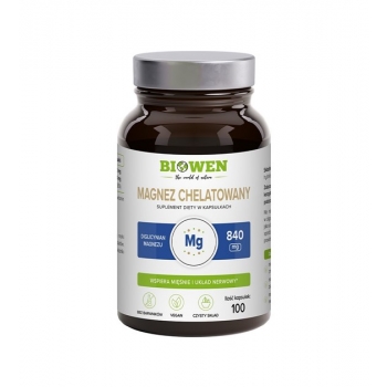 Magnez Diglicynian Chelat 100 kaps Biowen